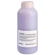 Szampony do włosów - DAVINES Essential Haircare Love Smoothing Szampon do niesfornych i puszących się włosów 1000ml - miniaturka - grafika 1