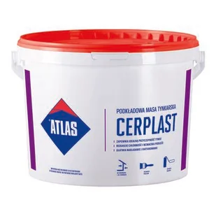 Atlas Podkładowa masa tynkarska CERPLAST biały 25 kg - Tynki - miniaturka - grafika 1