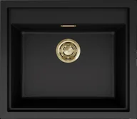 Zlewozmywaki - Zlew ELLECI SINTESI 105 K86 + złoty odpływ - miniaturka - grafika 1