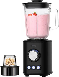 Blender kielichowy - tytanowe ostrza - szklany dzbanek 1,5l - Dzbanki i imbryki - miniaturka - grafika 1