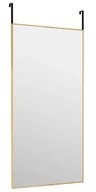 Lustra - Złote prostokątne lustro wiszące na drzwi Z5-D81 - miniaturka - grafika 1