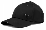 Czapki i chusty sportowe męskie - CZAPKA MĘSKA PUMA METAL Z DASZKIEM SWOOSH CZARNA - miniaturka - grafika 1