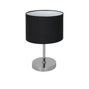 Lampy stojące - Milagro Lampka stołowa CASINO BLACK/CHROME 1xE27 ML6381 - miniaturka - grafika 1