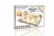 Puzzle - Wooden.City Drewniane puzzle 3D Ekspedycyjna mapa Świata 2 - miniaturka - grafika 1