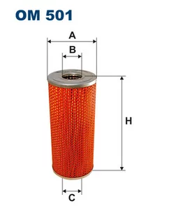 FILTRON OM501 - Filtry oleju - miniaturka - grafika 1