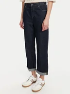 Spodnie damskie - Marella Jeansy Tomboy 2523186074 Granatowy Loose Fit - miniaturka - grafika 1