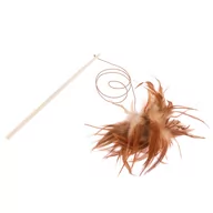 Zabawki dla kotów - TIAKI, wędka z piórami dla kota  - 1 szt. - miniaturka - grafika 1