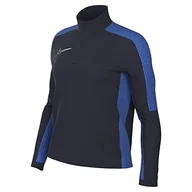 Koszulki i topy damskie - Nike Soccer Drill Top W Nk Df Acd23 Dril Top, Obsidian/Royal Blue/White, DR1354-451, L - miniaturka - grafika 1