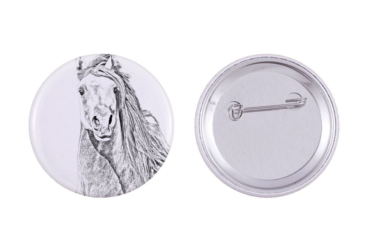 Pintabian - ozdoba koszuli, przypinka do torby, idealny prezent z możliwościa dodanie swojej grafiki marki Art-Dog