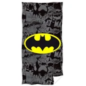 Okrycia kąpielowe dla dzieci - <h1>RĘCZNIK BATMAN</h1><p>Materiał: 100% mikrofibra</p><p>Rozmiar: 70x140 cm</p><p>Produkt nowy, na licencji</p> - miniaturka - grafika 1