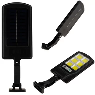 LAMPA ULICZNA LED LATARNIA SOLARNA 72 COB + uchwyt - Lampy ogrodowe - miniaturka - grafika 1
