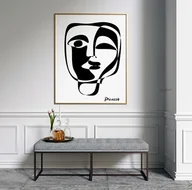 Obrazy i zdjęcia na płótnie - PLAKAT dekoracyjny Picasso, abstrakcja - miniaturka - grafika 1
