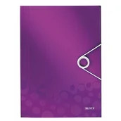 Teczki i skoroszyty - Leitz TECZKA Z GUMKĄ PP WOW, 15 MM, ZIELONY - miniaturka - grafika 1