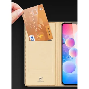 Dux Ducis Skin Pro kabura etui pokrowiec z klapką Xiaomi Redmi K40 Pro+ / K40 Pro / K40 / Poco F3 różowy - Etui i futerały do telefonów - miniaturka - grafika 12