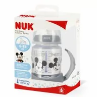 Butelki dla niemowląt - Nuk Butelka 6m z uchwytem First Miki popiel 10215337 150 ml - miniaturka - grafika 1