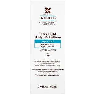 Kiehl's Kiehls Kiehls 60ml Ultra Light Daily UV Defense SPF 50 Krem przeciwsłoneczny 60ml - Balsamy i kremy do opalania - miniaturka - grafika 1
