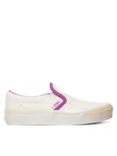 Buty dla dziewczynek - Vans Tenisówki Classic Slip-On VN000D0JWHP1 Écru - miniaturka - grafika 1