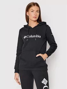 Columbia Bluza Logo 1895751 Czarny Regular Fit - Bluzy sportowe damskie - miniaturka - grafika 1