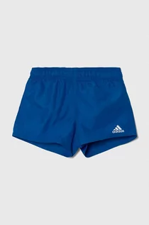 Spodnie i spodenki dla chłopców - adidas Performance szorty kąpielowe dziecięce YB BOS SHORTS kolor niebieski - grafika 1