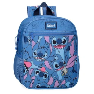 Torby Joumma Disney Happy Stitch Plecaki, Plecaki szkolne, Plecaki dziecięce, w tym dekoracyjny pompon, różne przegródki, Niebieski, plecak 28 - Plecaki - miniaturka - grafika 1