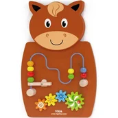Zabawki sensoryczne - VIGA Układanka panel ścienny - Konik V50678 - miniaturka - grafika 1