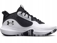Buty sportowe męskie - Buty Under Armour Lockdown 3025616-101 do kosza 40 - miniaturka - grafika 1