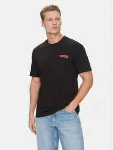 Calvin Klein T-Shirt Overlay Print K10K114158 Czarny Regular Fit - Koszulki męskie - miniaturka - grafika 1