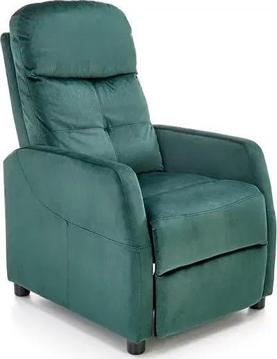 Elior Zielony rozkładany fotel wypoczynkowy - Amigos 3X