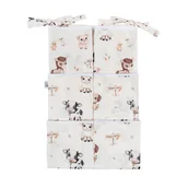 Organizery na łóżeczko - Organizer-przybornik na łóżeczko z kieszeniami Farma - miniaturka - grafika 1