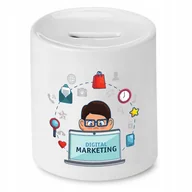 Skarbonki - Skarbonka dla Krzyśka na Urodziny Idealny Prezent z Nadrukiem ze Zdjęciem + Opakowanie na prezent (wzór 01) - miniaturka - grafika 1