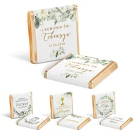 Bombonierki i czekoladki - CZEKOLADKI podziękowanie dla gości I Komunia Święta z Imieniem 10 szt. - miniaturka - grafika 1