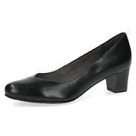 Czółenka - CAPRICE Damskie czółenka 9-23700-41, Czarna papka, 37 eu - miniaturka - grafika 1