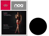 Skarpetki damskie - Pończochy damskie ze szwem samonośne 5 Nero - miniaturka - grafika 1