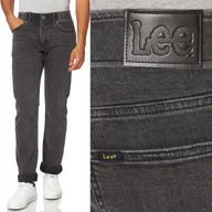 Spodnie męskie - Lee Slim Fit Extreme Motion Forge Wygodne Szare Spodnie Jeansowe W32 L34 - miniaturka - grafika 1