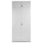 Szafy biurowe - JAN NOWAK model BORYS wielokomorowa szafa socjalna z miejscem na ubrania - miniaturka - grafika 1