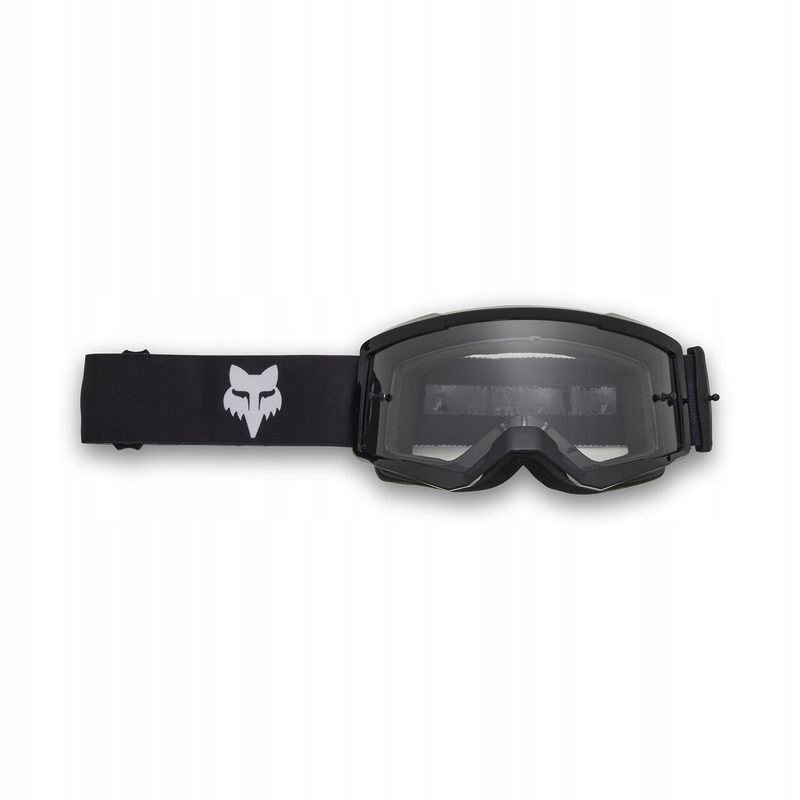 Fox Main Core czarne gogle Junior na kask rowerowy bezbarwna szybka Mtb Dh