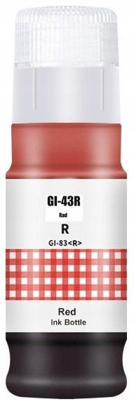 PRISM Canon Tusz GI-43R Red 8k 100% new 70ml ink bottle
