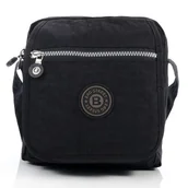 Torby sportowe - Torebka Listonoszka Pojemna Bag Street Czarna - miniaturka - grafika 1