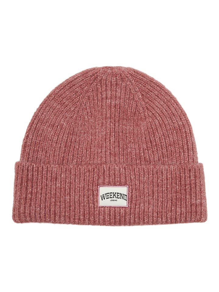 Vero Moda Girl Czapka beanie w kolorze szaroróżowym