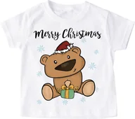 Koszulki dla dziewczynek - Świąteczna koszulka dla dziecka - miniaturka - grafika 1