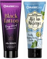 Balsamy i kremy do opalania - Supertan Black Tattoo + After Tan Po Opalaniu Gratis - miniaturka - grafika 1