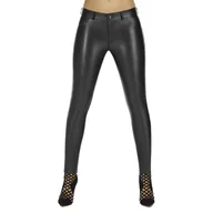 Legginsy - Legginsy damskie push-up BAS BLEU Leila Black, Czarny, XXL - miniaturka - grafika 1