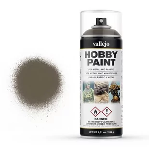 Vallejo Spray 400 ml AFV Color US Olive Drab Vallejo 28005 - Kolejki i akcesoria - miniaturka - grafika 1