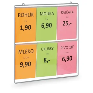 B2B Partner Kieszenie na ulotki do wystaw sklepowych 6x A4 10991 - Akcesoria do reklamy - miniaturka - grafika 1
