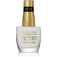 Utwardzacze do paznokci - Max Factor Nailfinity Top Coat Matte 101 Velvet Curtain 12ml - miniaturka - grafika 1
