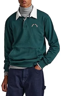 Bluzy męskie - Pepe Jeans Bluza męska Turner, Zielony (Regent Green), S - grafika 1