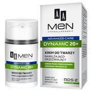 Kosmetyki do pielęgnacji twarzy męskie - Oceanic AA_Men Advanced Care Dynamic 20+ krem do twarzy nawilżająco-orzeźwiający 50ml - miniaturka - grafika 1