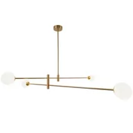Lampy sufitowe - Cape Town lampa wisząca 4-punktowa mosiądz P04167BR - miniaturka - grafika 1