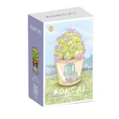 Klocki - ZESTAW KLOCKI KWIATY W DONICZCE 3D DWUSTRONNA DONICZKA FONTANNA - miniaturka - grafika 1