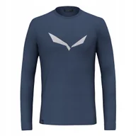 Koszulki męskie - SALEWA LONGSLEEVE SOLIDLOGO DRY 00-0000027340_8670 r 3XL - miniaturka - grafika 1